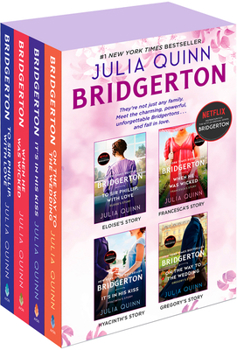 Paperback Bridgerton Boxed Set 5-8: To Sir Phillip, with Love / When He Was Wicked / It's in His Kiss / On the Way to the Wedding Book