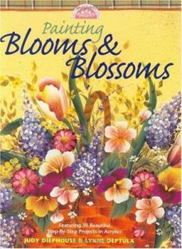Paperback Painting Blooms & Blossoms Book