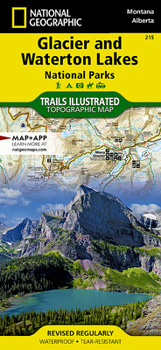 Loose Leaf Glacier and Waterton Lakes National Parks Map Book
