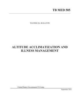 Technical Bulletin Tb Med 505 Altitude Acclimatization and Illness Management September 2010