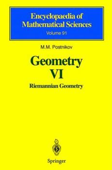 Paperback Geometry VI: Riemannian Geometry Book