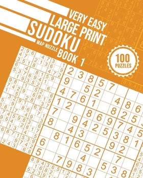 Paperback Very Easy Large Print Sudoku Book 1 Book