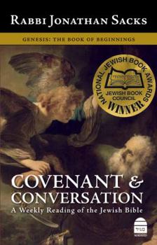 Hardcover Covenant & Conversation: Genesis: The Book of Beginnings Book