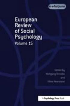 Hardcover European Review of Social Psychology Book