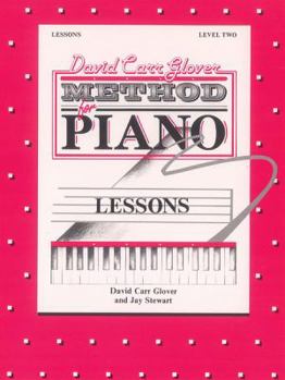 Paperback David Carr Glover Method for Piano Lessons: Level 2 Book