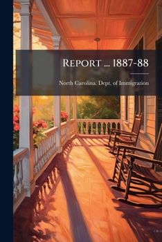 Paperback Report ... 1887-88 Book