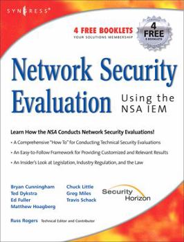 Paperback Network Security Evaluation Using the Nsa Iem Book