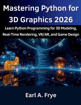 Paperback Mastering Python for 3D Graphics 2026: Learn Python Programming for 3D Modeling, Real-Time Rendering, VR/AR, and Game Design Book