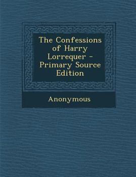 Paperback Confessions of Harry Lorrequer Book