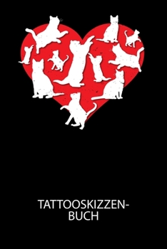 Paperback Tattooskizzenbuch: Halte deine Ideen für Motive für dein nächstes Tattoo fest und baue dir ein ganzes Portfolio voller Designideen auf! [German] Book