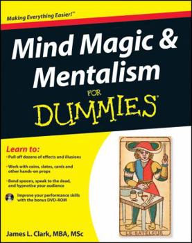 Paperback Mind Magic & Mentalism for Dummies [With CDROM] Book