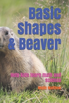Paperback Basic Shapes & Beaver: Help kids learn math and science Book