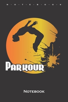 Parkour Backflip Notebook: Annual Calendar for Athletes and fitness enthusiasts