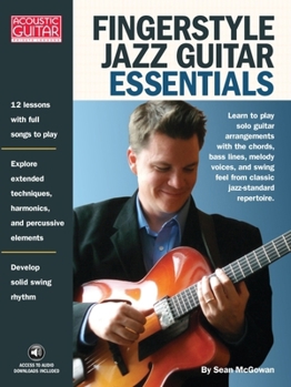 Paperback Fingerstyle Jazz Guitar Essentials Book