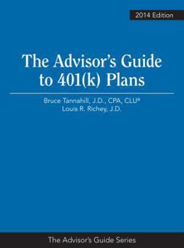 Paperback Advisor's Guide to 401(k) Plans Book