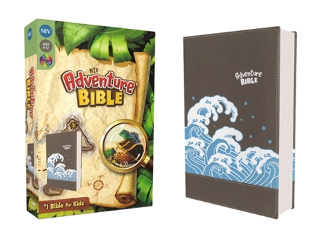 Imitation Leather Niv, Adventure Bible, Leathersoft, Gray, Full Color Interior Book