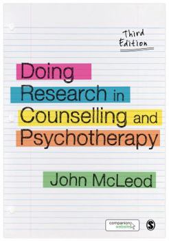 Paperback Doing Research in Counselling and Psychotherapy Book