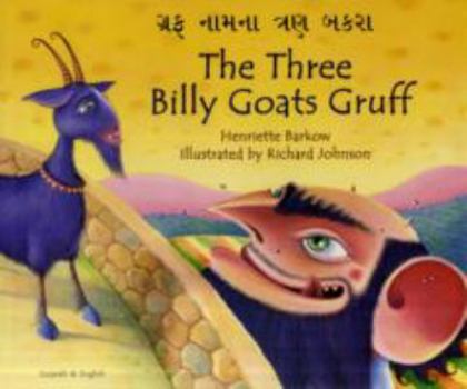 Paperback Three Billy Goats Gruff in Gujarati English Book