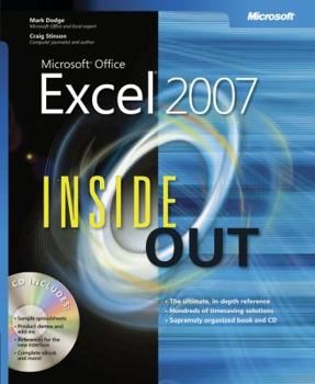 Paperback Microsoft Office Excel 2007 Inside Out [With CD-ROM] Book