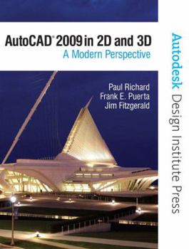 Paperback AutoCAD 2009 in 2D and 3D: A Modern Perspective [With CDROM] Book