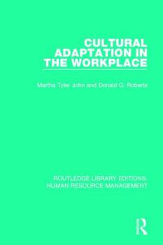 Hardcover Cultural Adaptation in the Workplace Book
