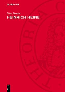 Hardcover Heinrich Heine: Chronik Seines Lebens Und Werkes [German] Book