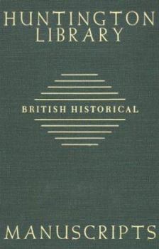 Hardcover Guide to British Historical Manuscripts in the Huntington Library Book