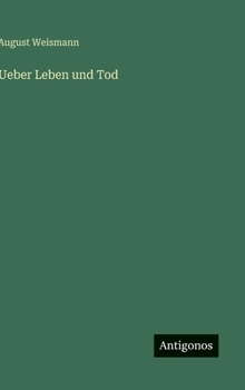 Hardcover Ueber Leben und Tod [German] Book