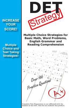 Paperback DET Strategy: Winning Multiple Choice Strategies for the Diagnostic Entrance Test Book