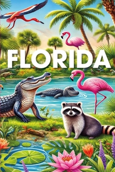 Paperback Florida: Animals from Florida paint book