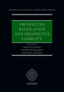 Hardcover Prospectus Regulation and Prospectus Liability Book