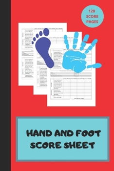 Paperback My Hand And Foot Score Sheets: My Hand And Foot Score Keeper - My Scoring Pad for Hand And Foot game- My Hand And Foot Score Game Record Book - My Ga Book