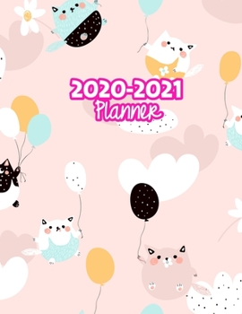 2020-2021 Planner: Two Year Calendar Organizer and Goal Journal | January 2020 - December 2021 Daily, Weekly and Monthly Planner Book with Back Sticker Expression Wall for 2 Years | Design Code 39983