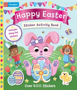 Paperback Happy Easter Sticker Activity Book