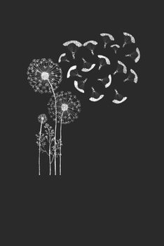 Paperback Paragliding Dandelion: Paragliding Notebook, Blank Lined (6" x 9" - 120 pages) Sports And Recreations Themed Notebook for Daily Journal, Diar Book