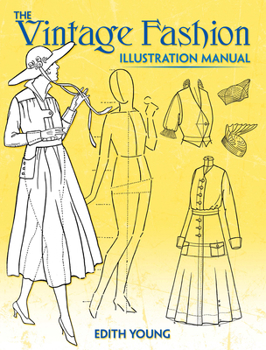 Paperback The Vintage Fashion Illustration Manual Book