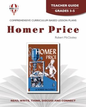 Paperback Homer Price - Teacher Guide by Novel Units Book