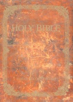 Hardcover Family Record Bible-KJV-World's Visual Reference System Book