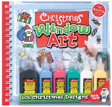 Spiral-bound Christmas Window Art [With Paint] Book