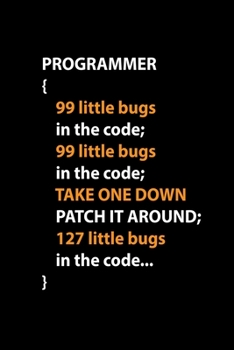 Paperback Notizbuch: Coder Programmierer Nerd Bug Entwickler Geschenke 120 Seiten, 6x9 (ca. A5), Liniert [German] Book