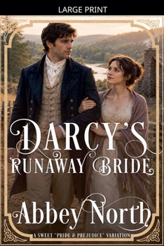 Paperback Darcy's Runaway Bride [Large Print] Book