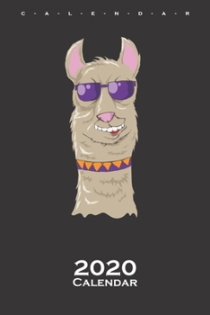 Paperback Cool llama Calendar 2020: Lama and alpaca lovers and friends Book