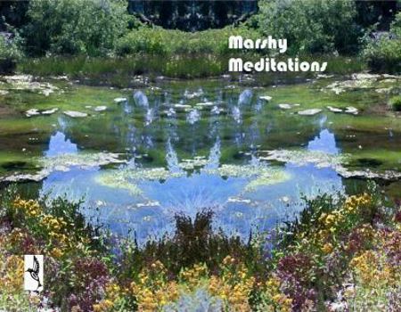 Paperback Marshy Meditations: Journal diary notebook 150 lined page paperback Watercolors series (Journals and Notebooks) Book