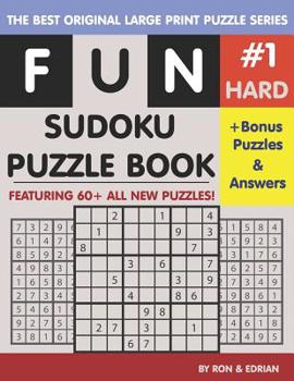 Paperback Fun Sudoku Puzzle book Hard #1 [Large Print] Book