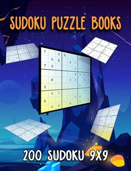 Paperback Sudoku Puzzles Books: 200 Sudoku Puzzles & Solutions, Easy and Hard Puzzles for Adults Book