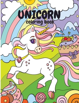 Paperback Unicorn coloring book: Unicorn coloring book for kids age 4-8 Book