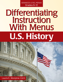 Paperback Differentiating Instruction with Menus: U.S. History (Grades 9-12) Book