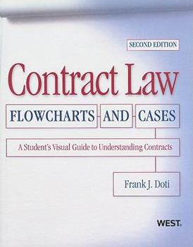 Paperback Contract Law, Flowcharts and Cases: A Student's Visual Guide to Understanding Contracts Book