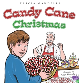 Hardcover Candy Cane Christmas Book