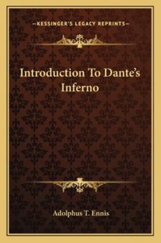 Paperback Introduction To Dante's Inferno Book